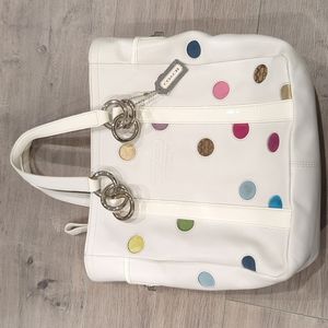 Coach women's leather tote